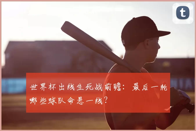 世界杯出线生死战前瞻:最后一轮哪些球队命悬一线?