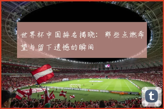 世界杯中国排名揭晓:那些点燃希望与留下遗憾的瞬间