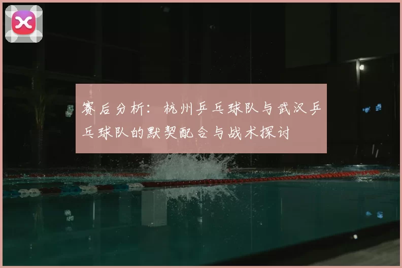 赛后分析:杭州乒乓球队与武汉乒乓球队的默契配合与战术探讨